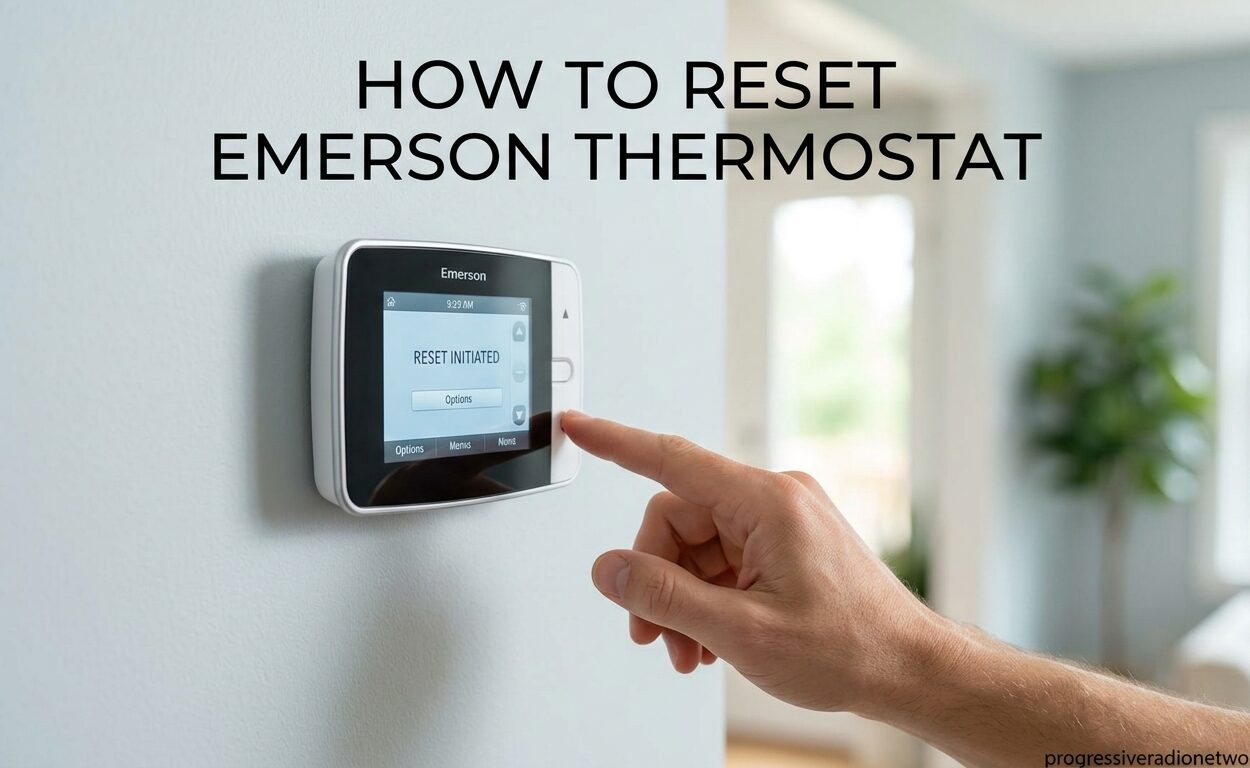 How to Reset Emerson Thermostat