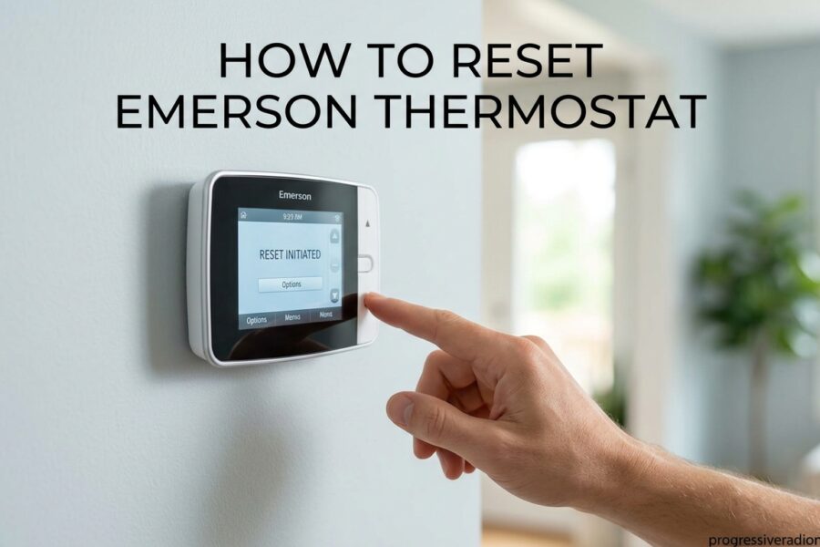 How to Reset Emerson Thermostat