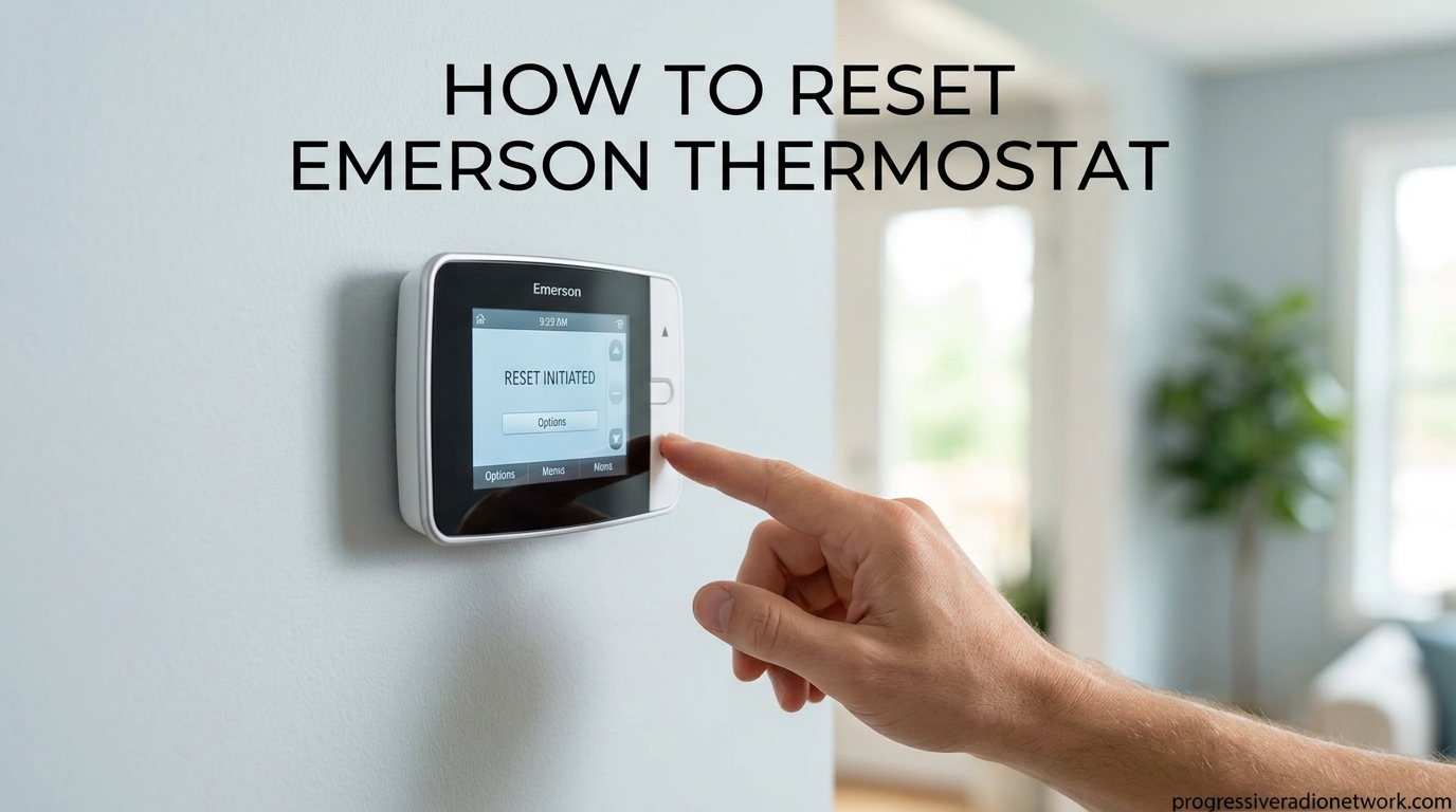 How to Reset Emerson Thermostat