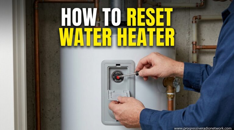 How to Reset Water Heater