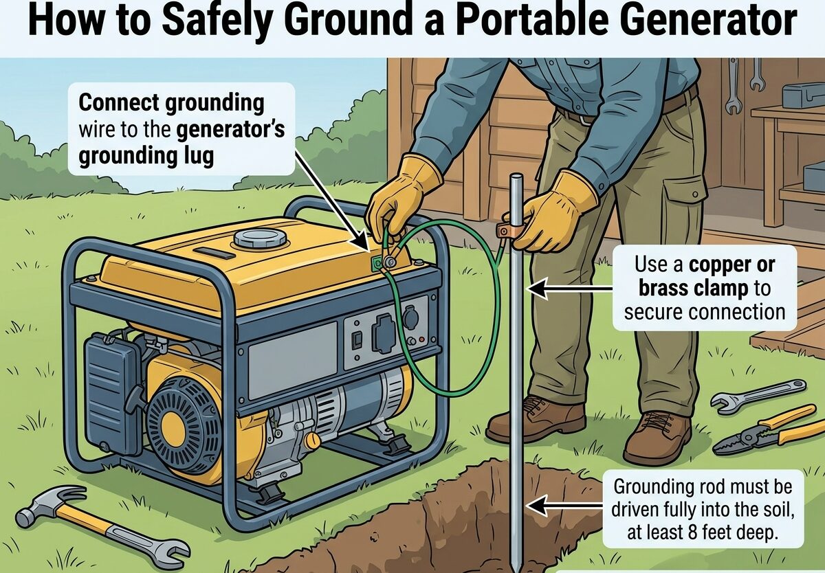 How to Safely Ground a Portable Generator
