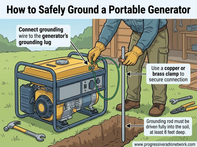 How to Safely Ground a Portable Generator