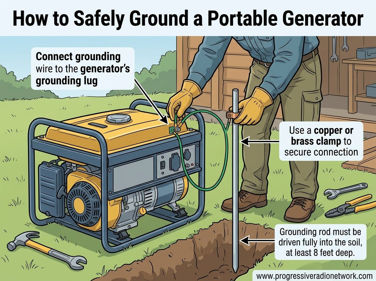 How to Safely Ground a Portable Generator