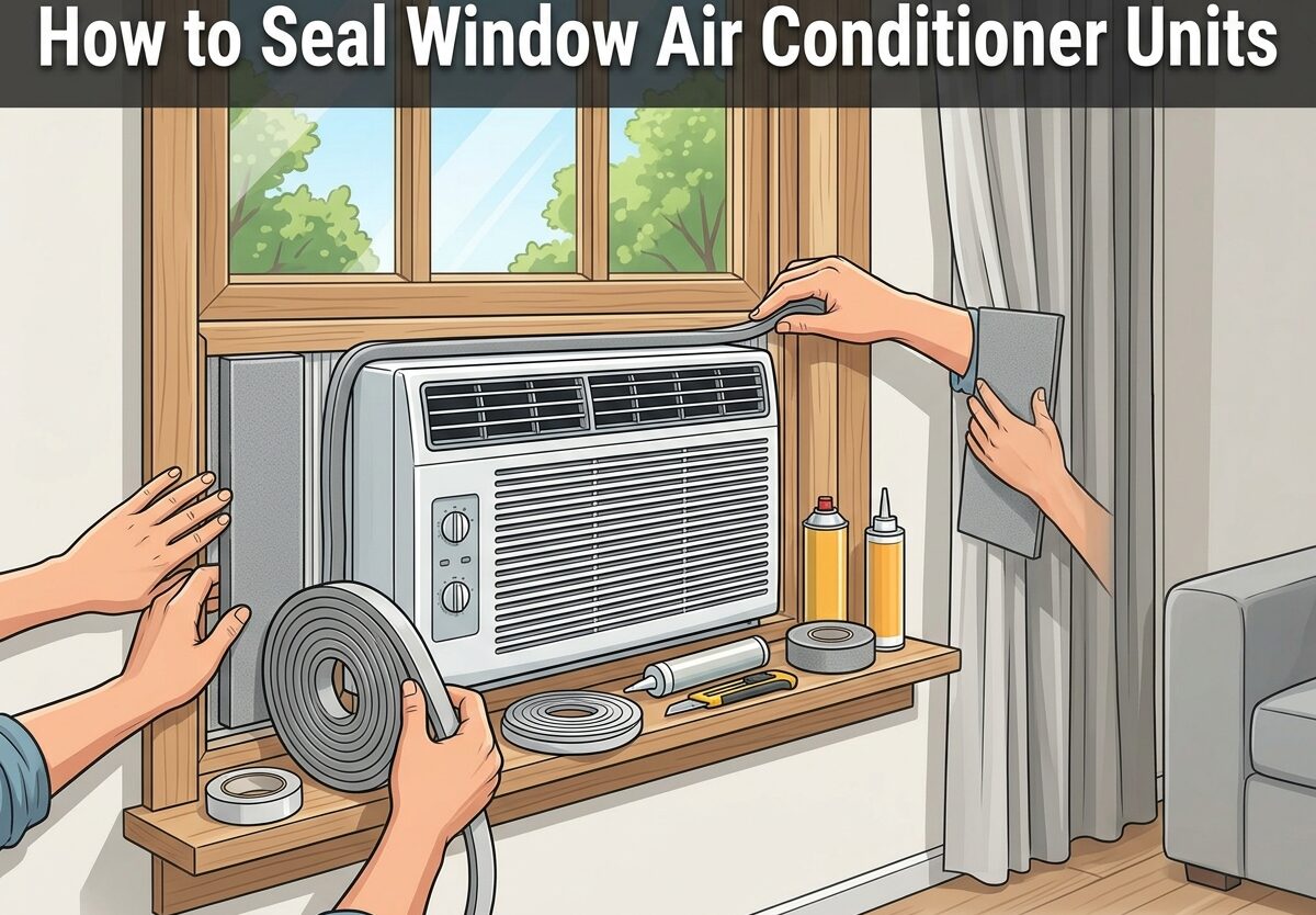 How to Seal Window Air Conditioner Units
