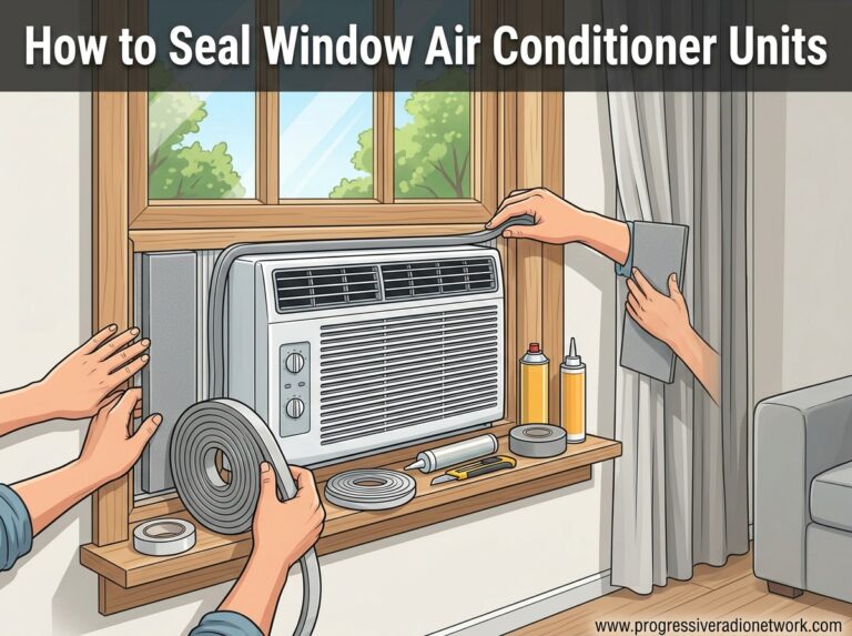 How to Seal Window Air Conditioner Units