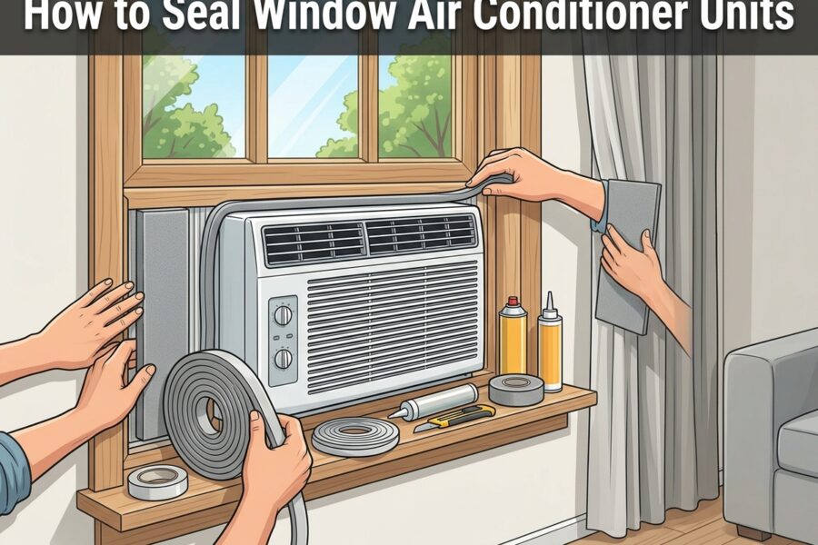 How to Seal Window Air Conditioner Units
