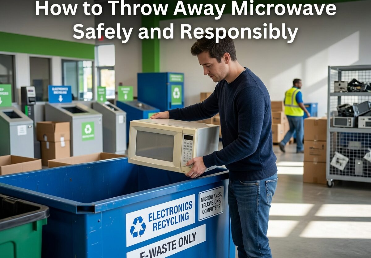 How to Throw Away Microwave Safely and Responsibly