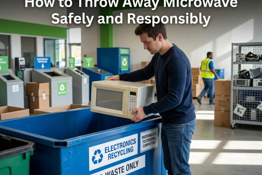 How to Throw Away Microwave Safely and Responsibly