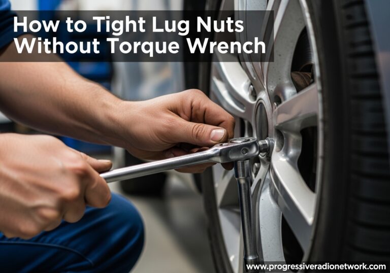 How to Tight Lug Nuts Without Torque Wrench