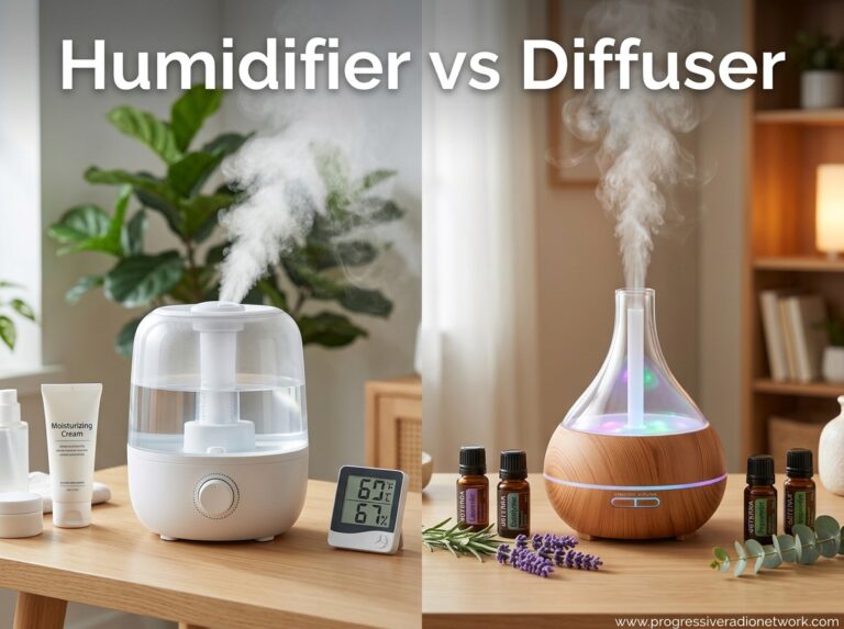 Humidifier vs Diffuser
