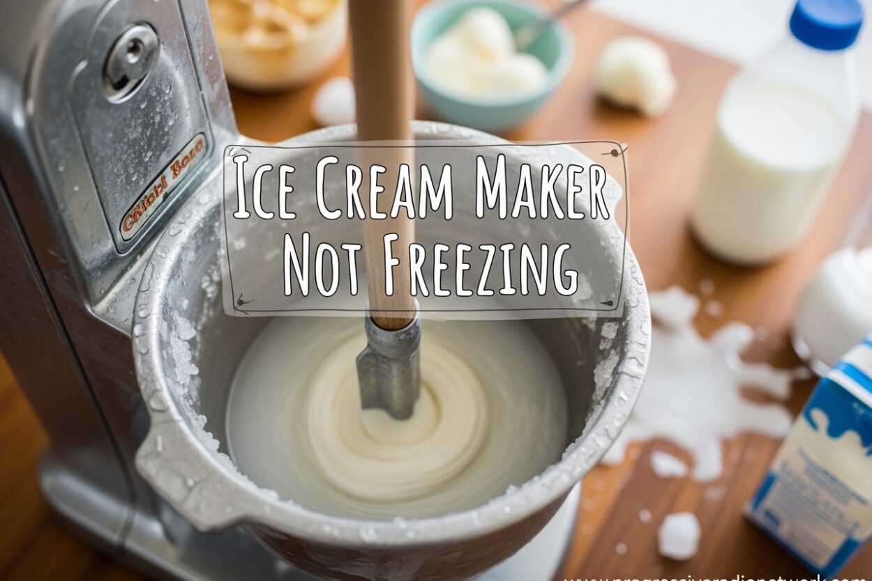 Ice Cream Maker Not Freezing