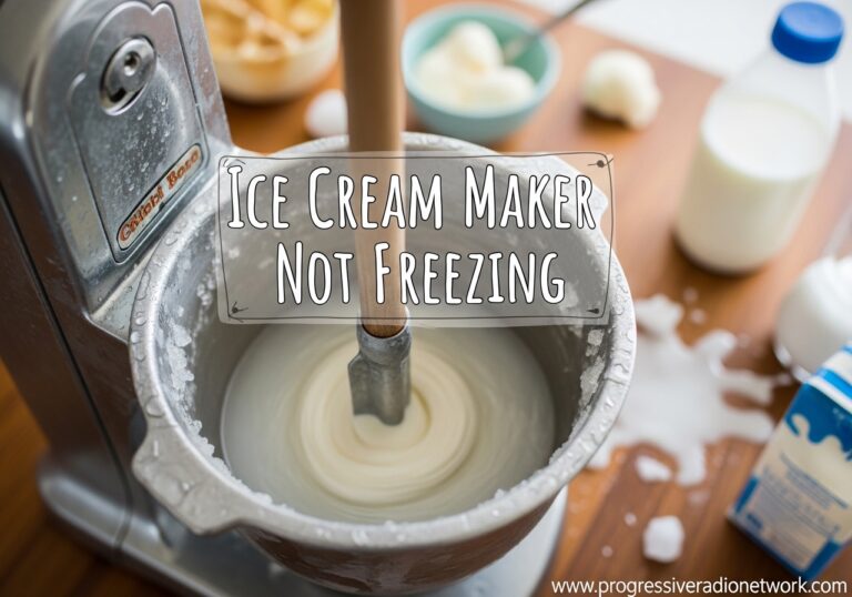 Ice Cream Maker Not Freezing
