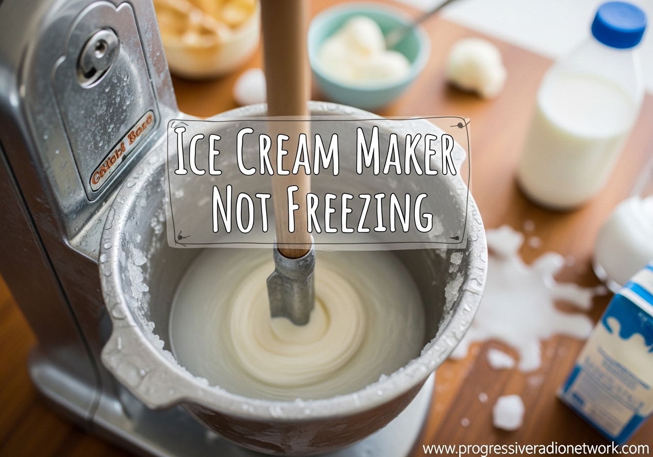 Ice Cream Maker Not Freezing