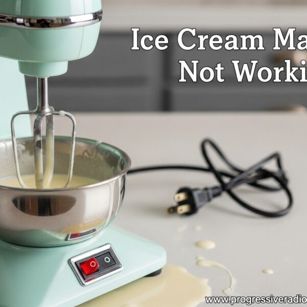 Ice Cream Maker Not Working