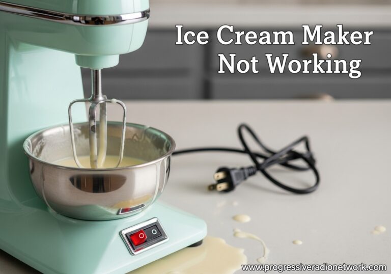 Ice Cream Maker Not Working