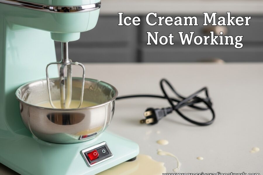Ice Cream Maker Not Working