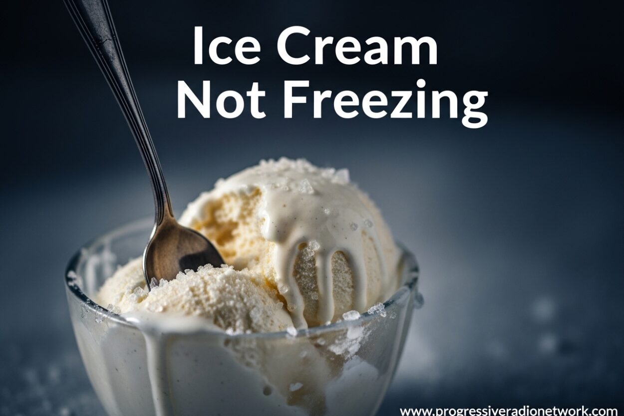 Ice Cream Not Freezing