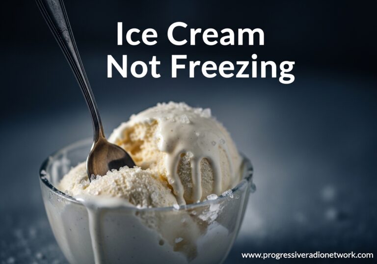 Ice Cream Not Freezing