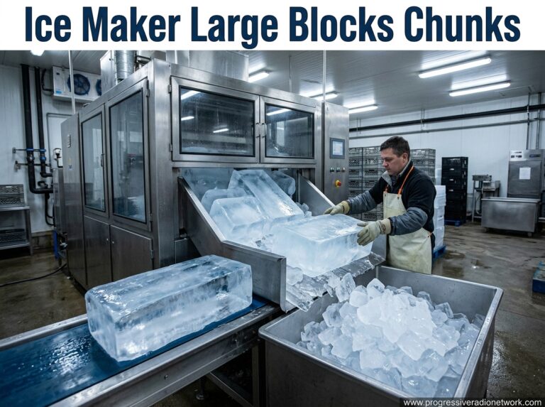 Ice Maker Large Blocks Chunks