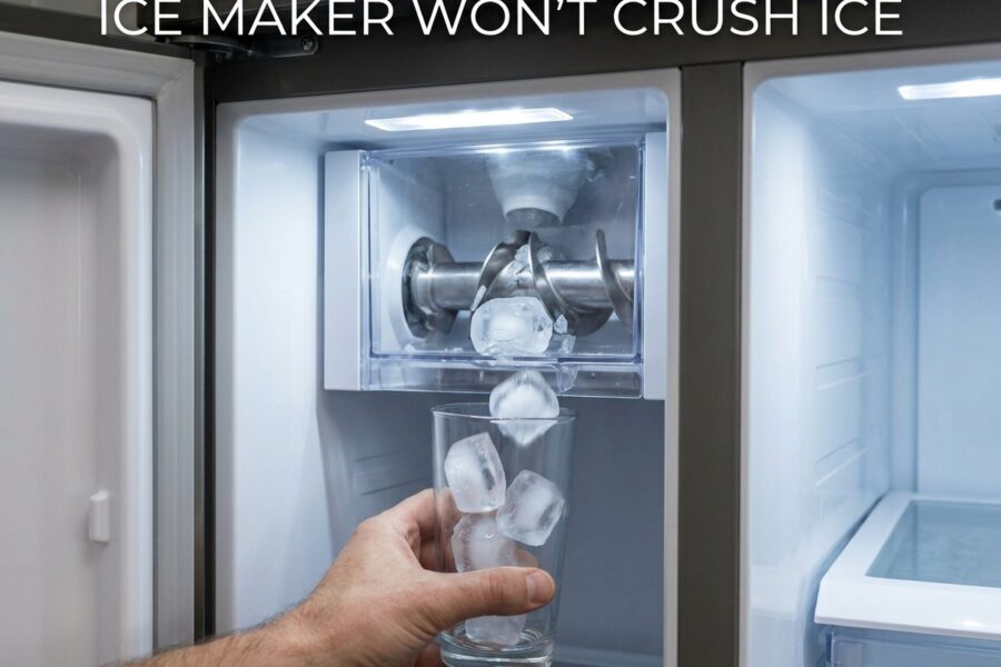 Ice Maker Won't Crush Ice