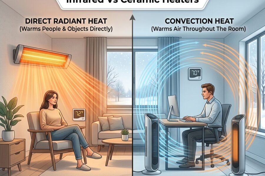 Infrared Vs Ceramic Heaters