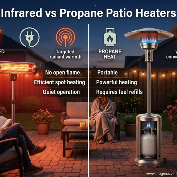 Infrared vs Propane Patio Heaters