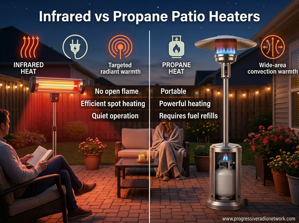 Infrared vs Propane Patio Heaters