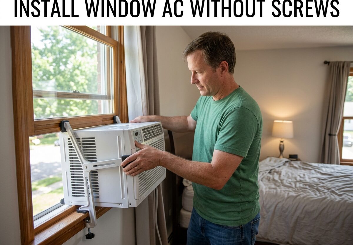 Install Window AC Without Screws