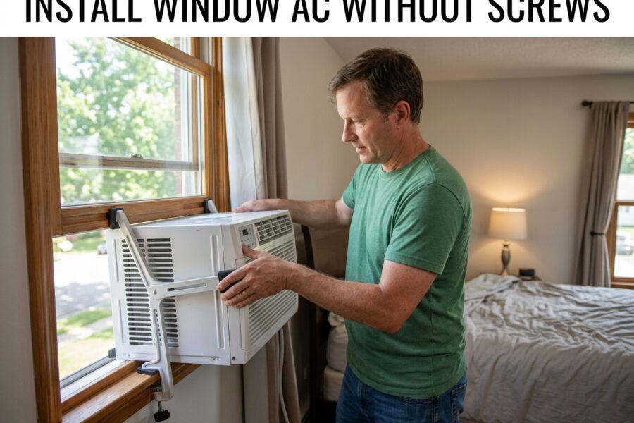 Install Window AC Without Screws