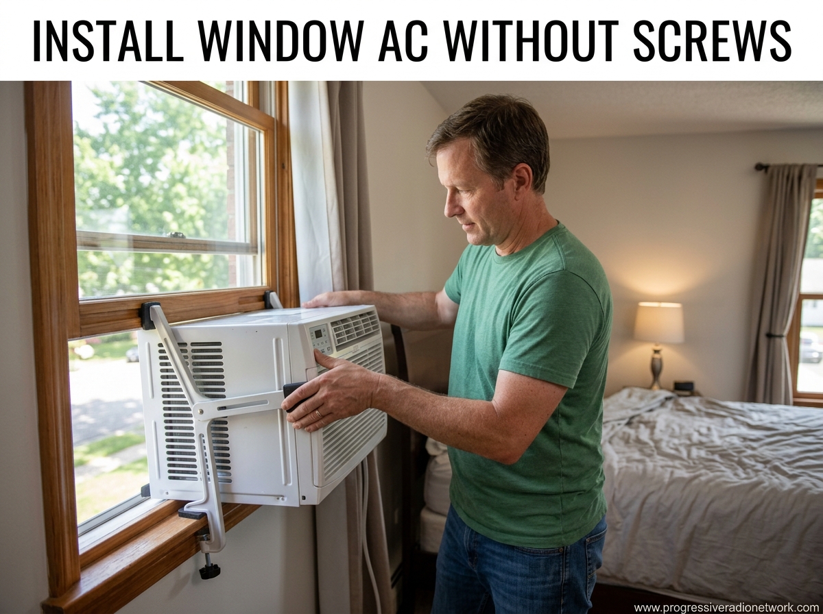 Install Window AC Without Screws