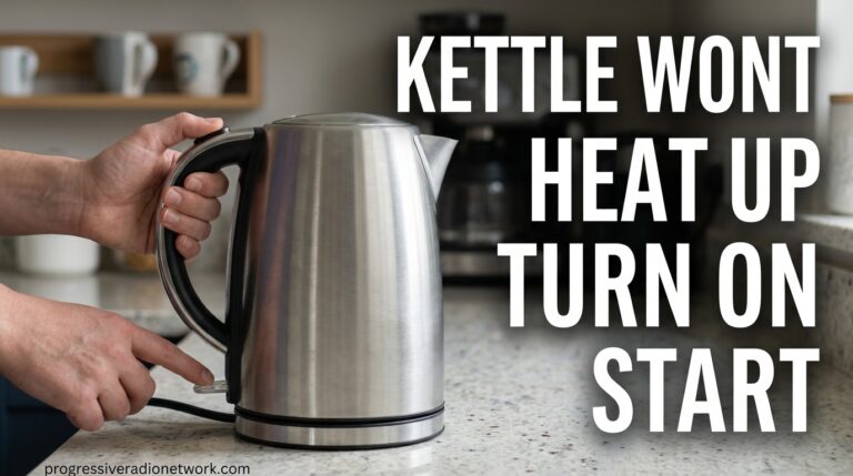 Kettle Wont Heat Up Turn on start