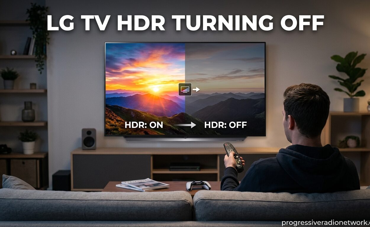 LG TV HDR Turning Off