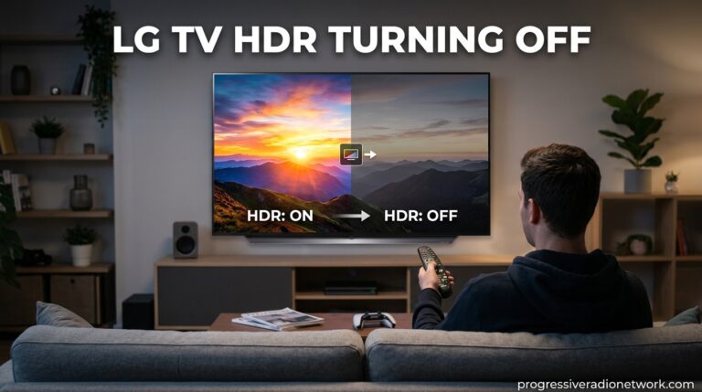 LG TV HDR Turning Off