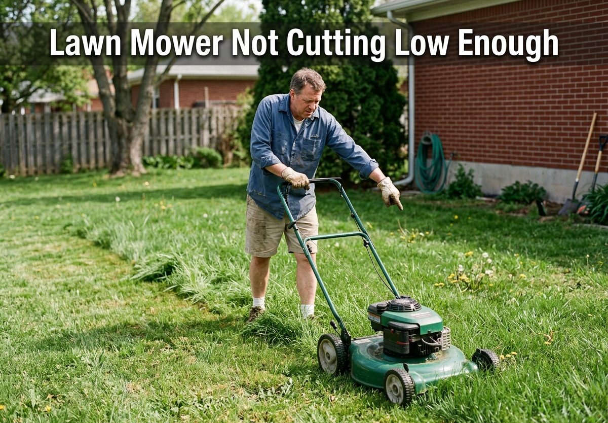 Lawn Mower Not Cutting Low Enough