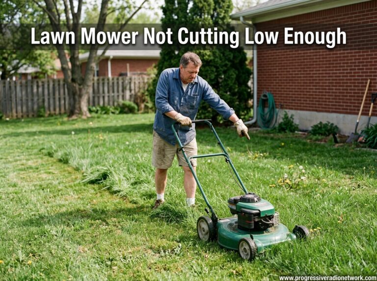 Lawn Mower Not Cutting Low Enough
