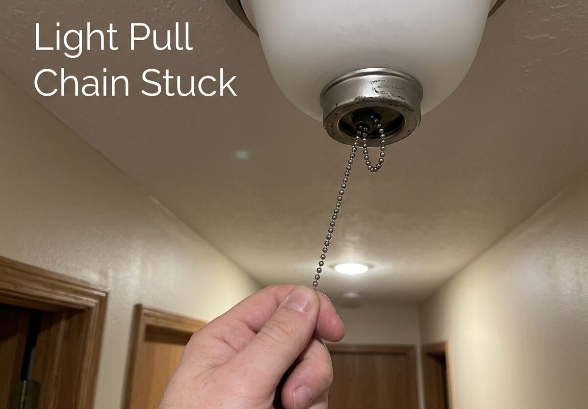 Light Pull Chain Stuck