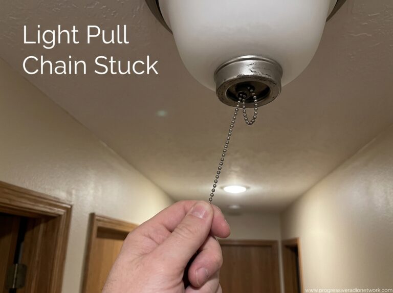 Light Pull Chain Stuck