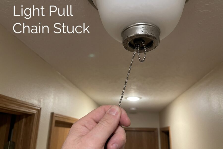 Light Pull Chain Stuck