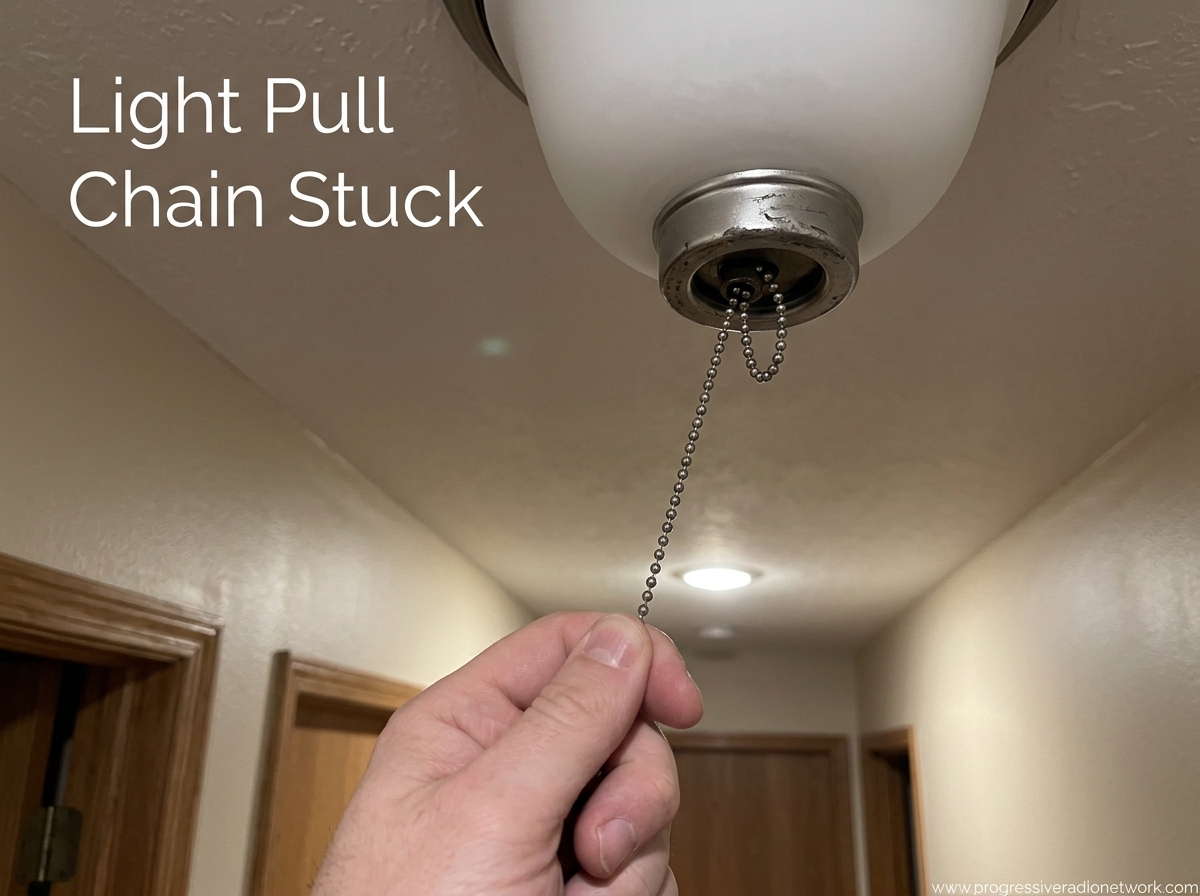 Light Pull Chain Stuck