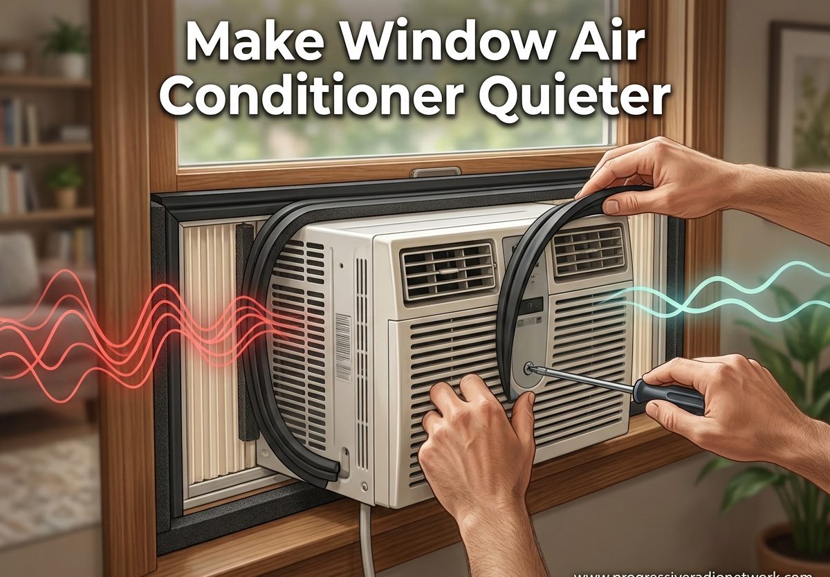 Make Window Air Conditioner Quieter