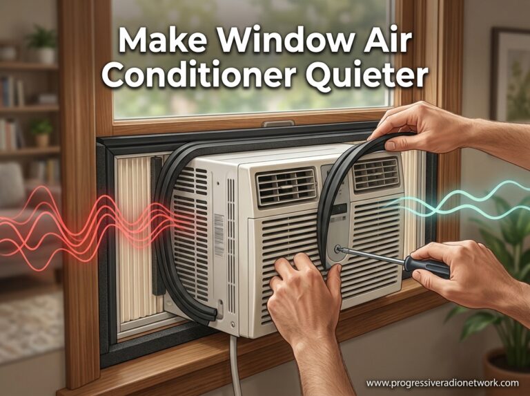 Make Window Air Conditioner Quieter
