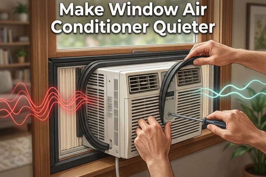 Make Window Air Conditioner Quieter