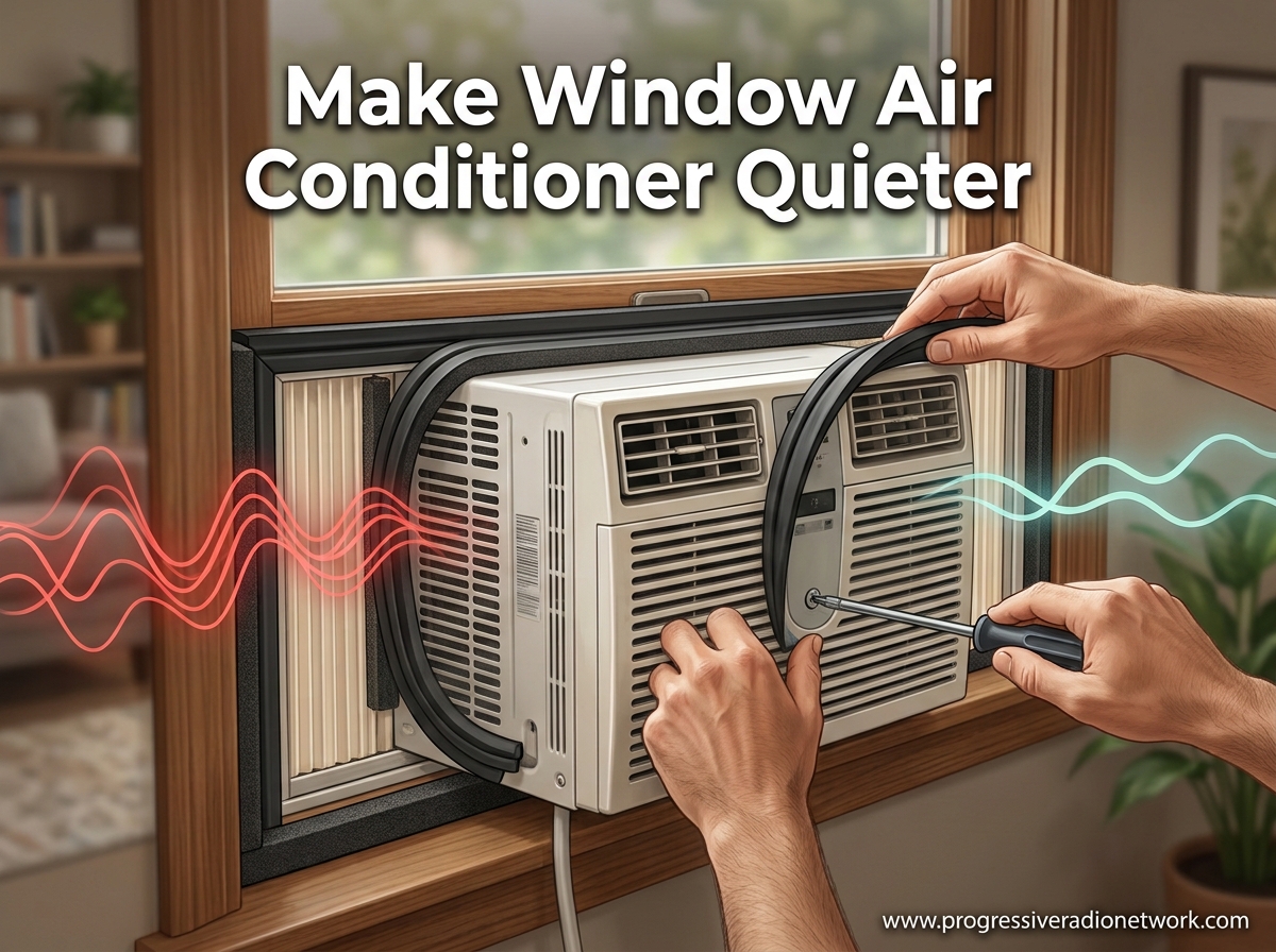 Make Window Air Conditioner Quieter