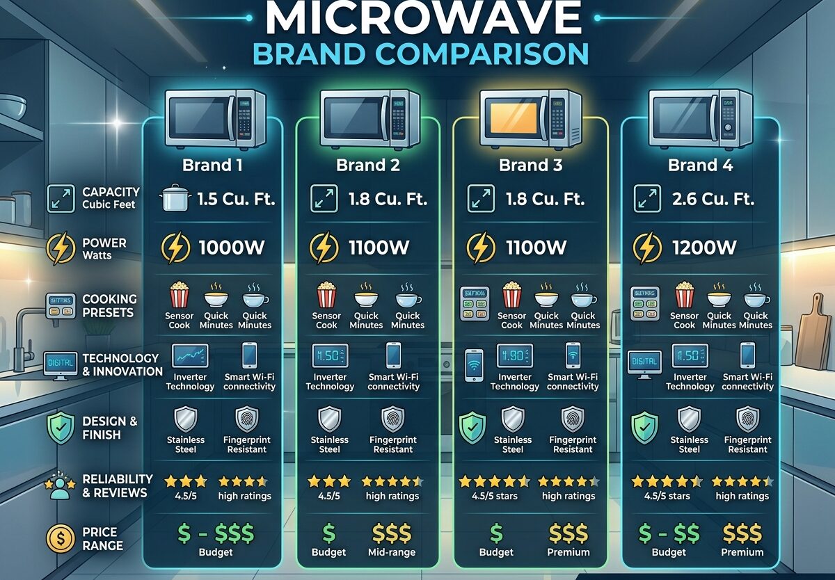 Microwave Brand Comparison