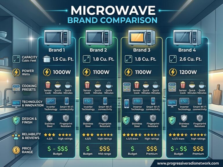 Microwave Brand Comparison