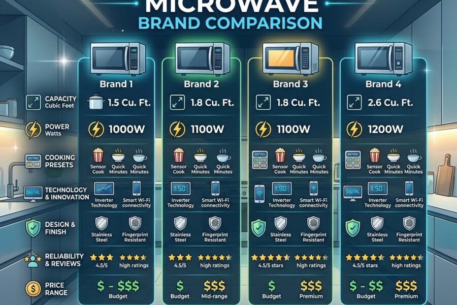 Microwave Brand Comparison