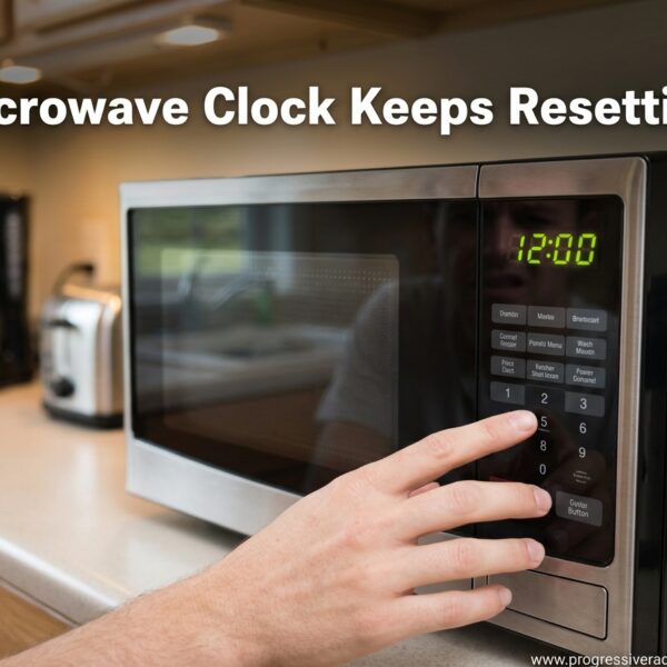 Microwave Clock Keeps Resetting