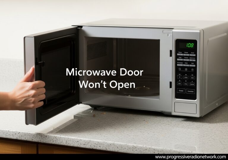 Microwave Door Won't Open