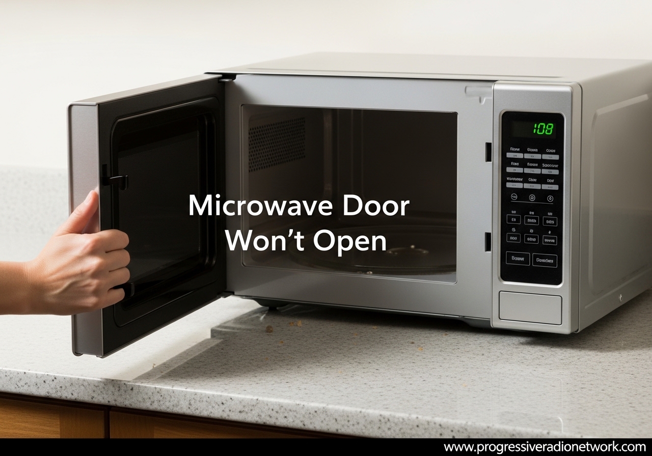 Microwave Door Won't Open