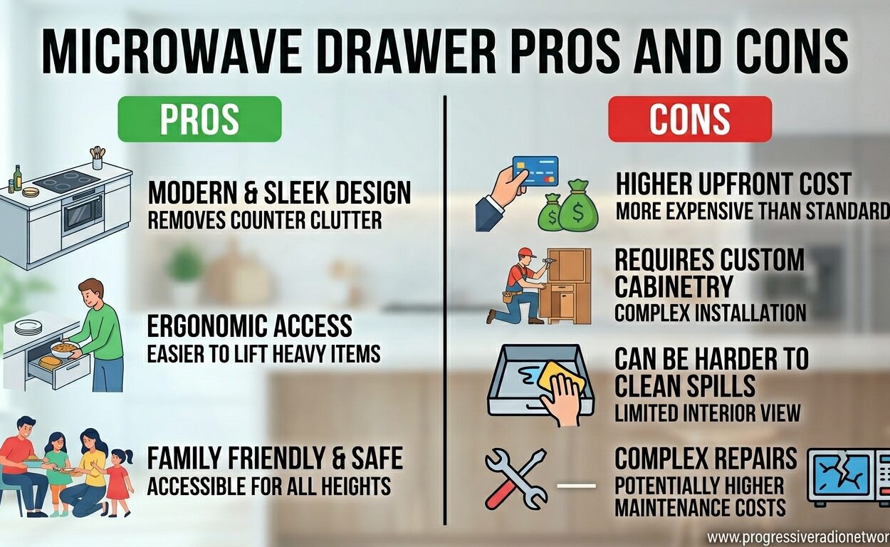 Microwave Drawer Pros and Cons
